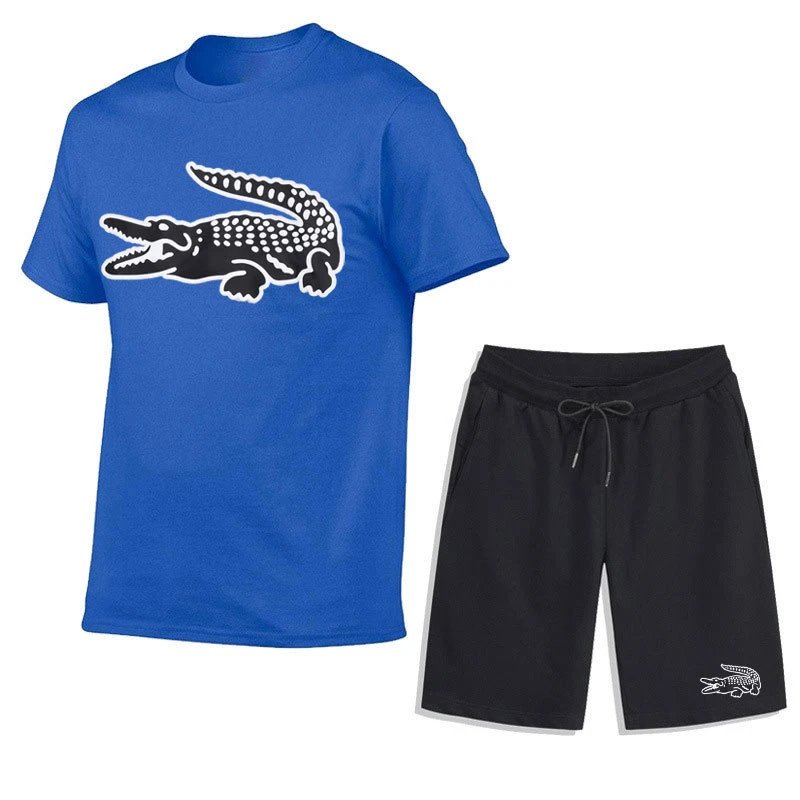 Short Sleeve Suit Blue