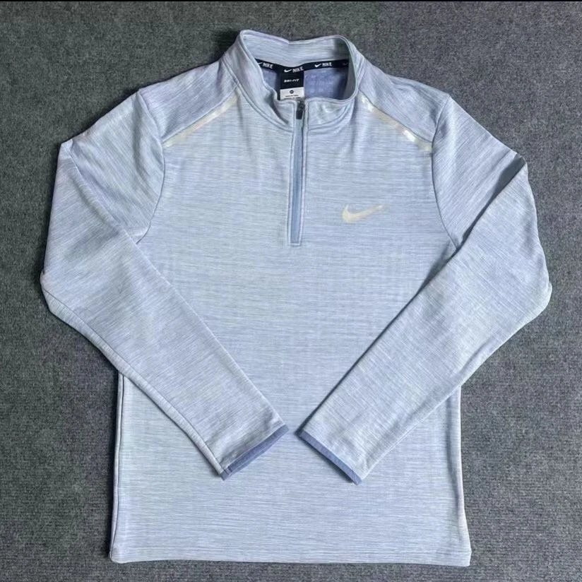 蓝色反光单钩上衣【速干面料】