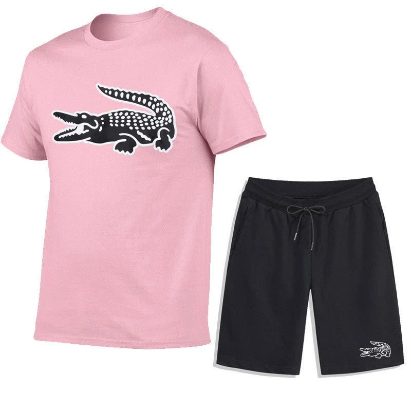 Short Sleeve Set Pink