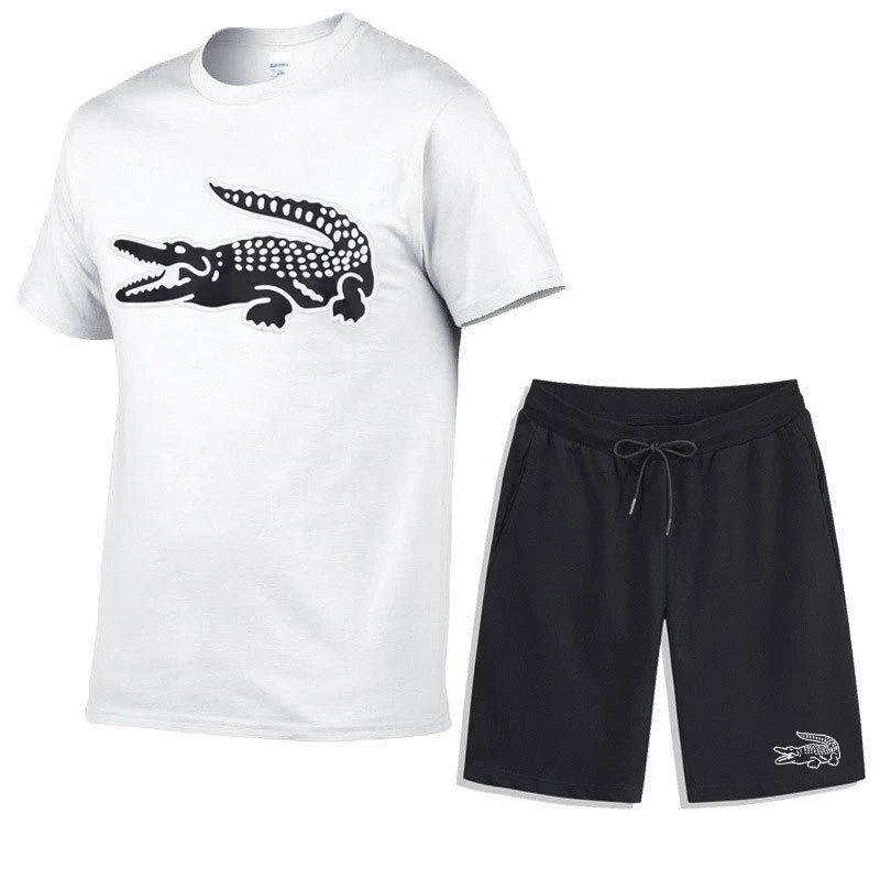 Short Sleeve Suit White