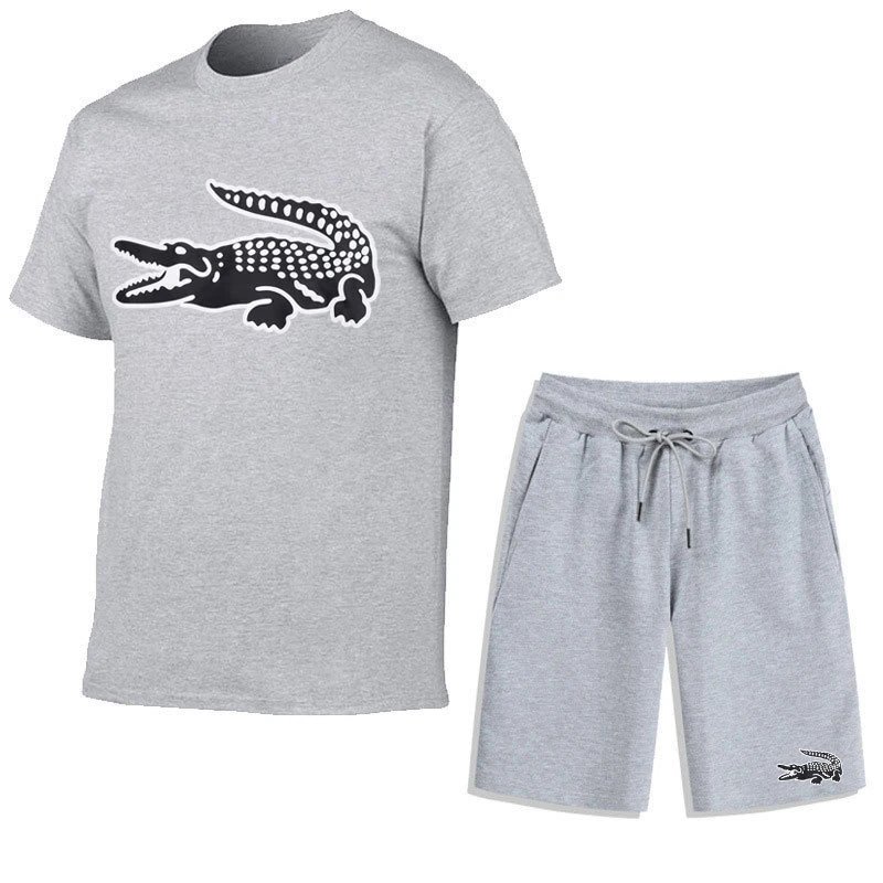 Short Sleeve Suit Gray