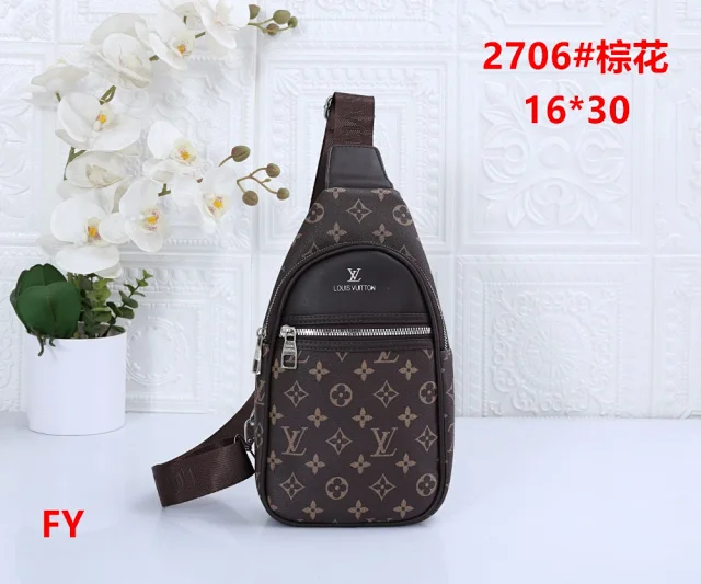 Louis Vuitton Crossbody Bags Monogram Sling Bag with Front Zip Pocket product detail image 2