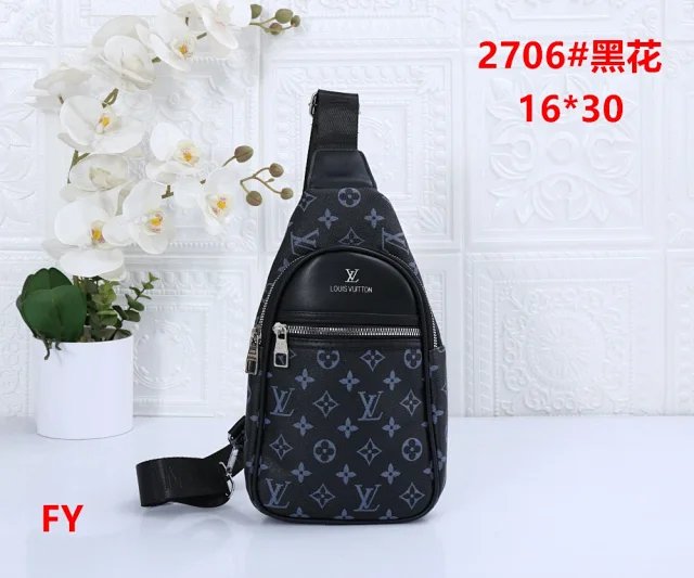 Louis Vuitton Crossbody Bags Monogram Sling Bag with Front Zip Pocket product detail image 4