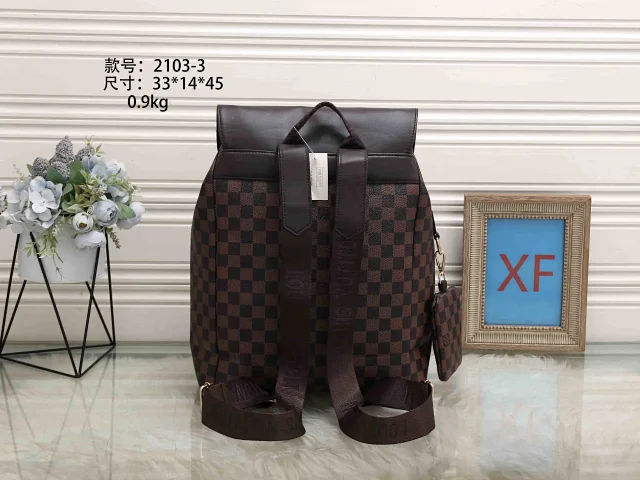 Louis Vuitton Backpacks 2103-3 flap backpack with front pockets product detail image 8