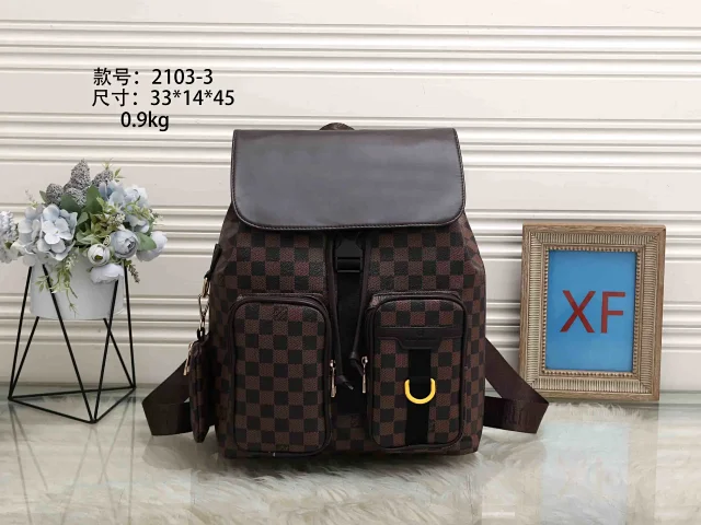 Louis Vuitton Backpacks 2103-3 flap backpack with front pockets product detail image 6