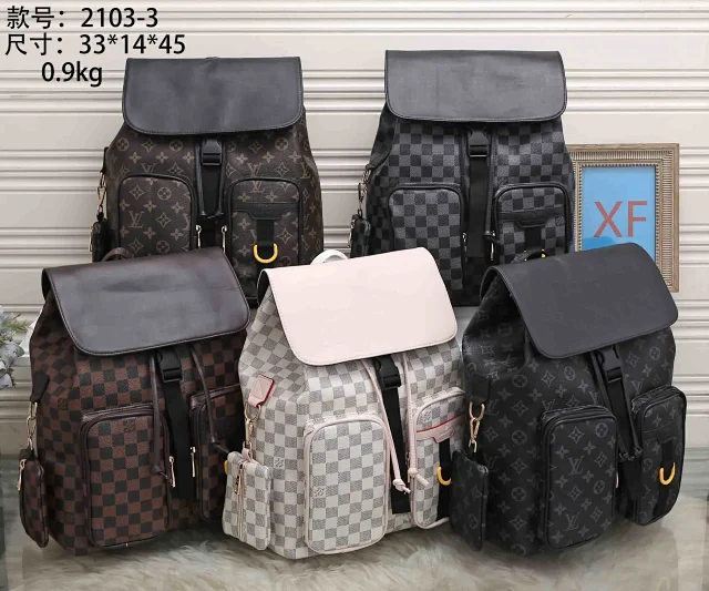 Louis Vuitton Backpacks 2103-3 flap backpack with front pockets product detail image 1