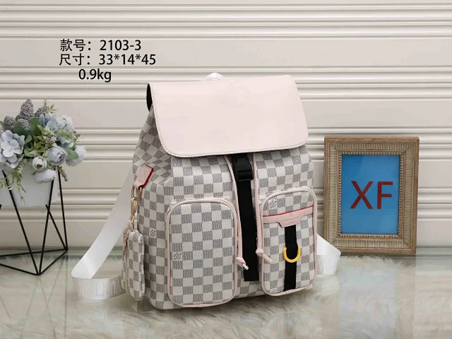 Louis Vuitton Backpacks 2103-3 flap backpack with front pockets product detail image 3