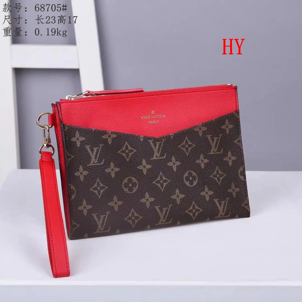 Louis Vuitton Monogram Empreinte Wristlet Pink Clutch Clutches - 5