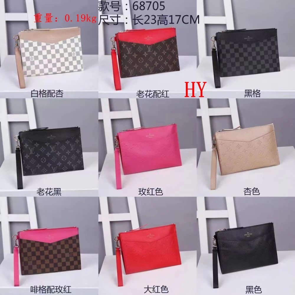 Louis Vuitton Monogram Empreinte Wristlet Pink Clutch Clutches - 2