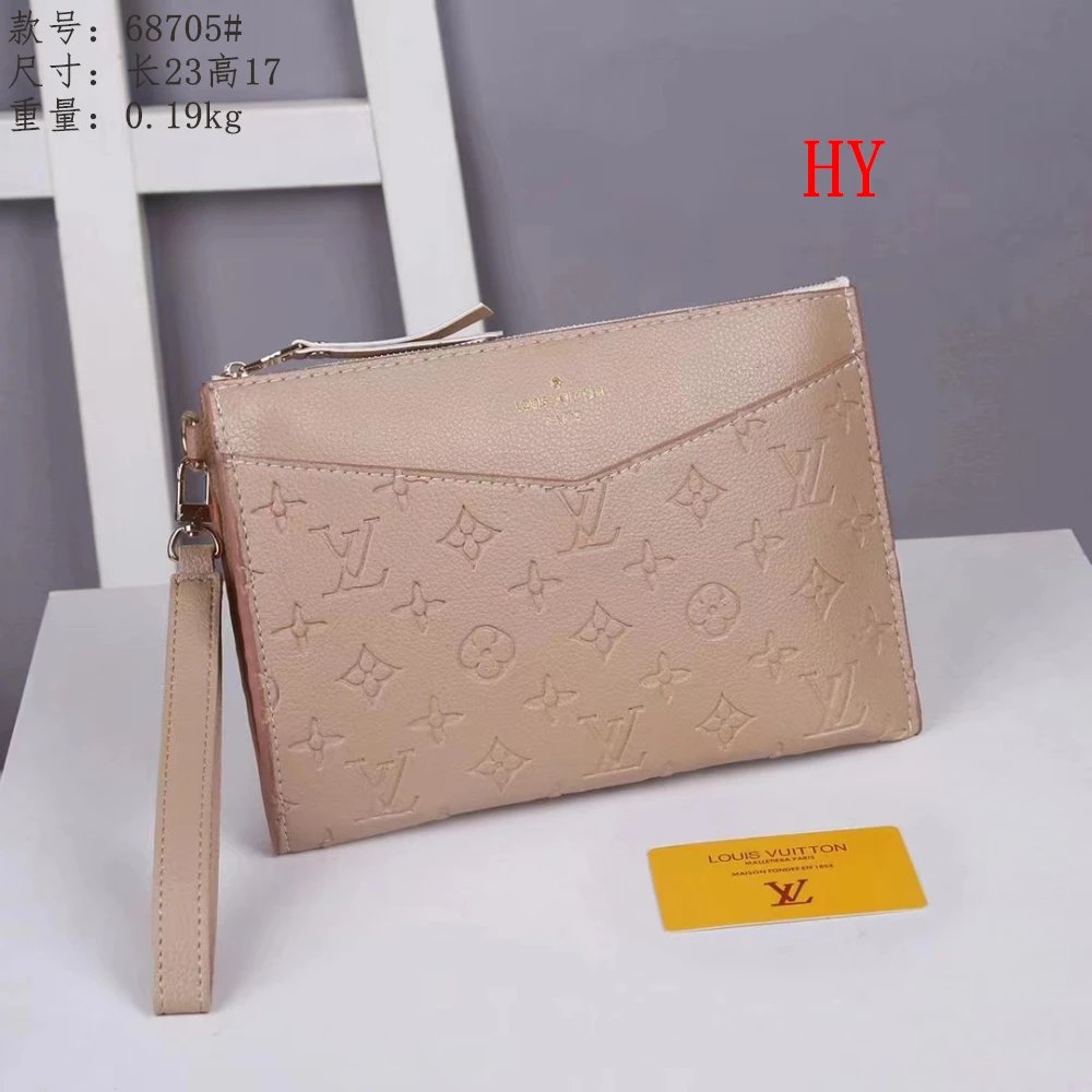 Louis Vuitton Monogram Empreinte Wristlet Pink Clutch Clutches - 3