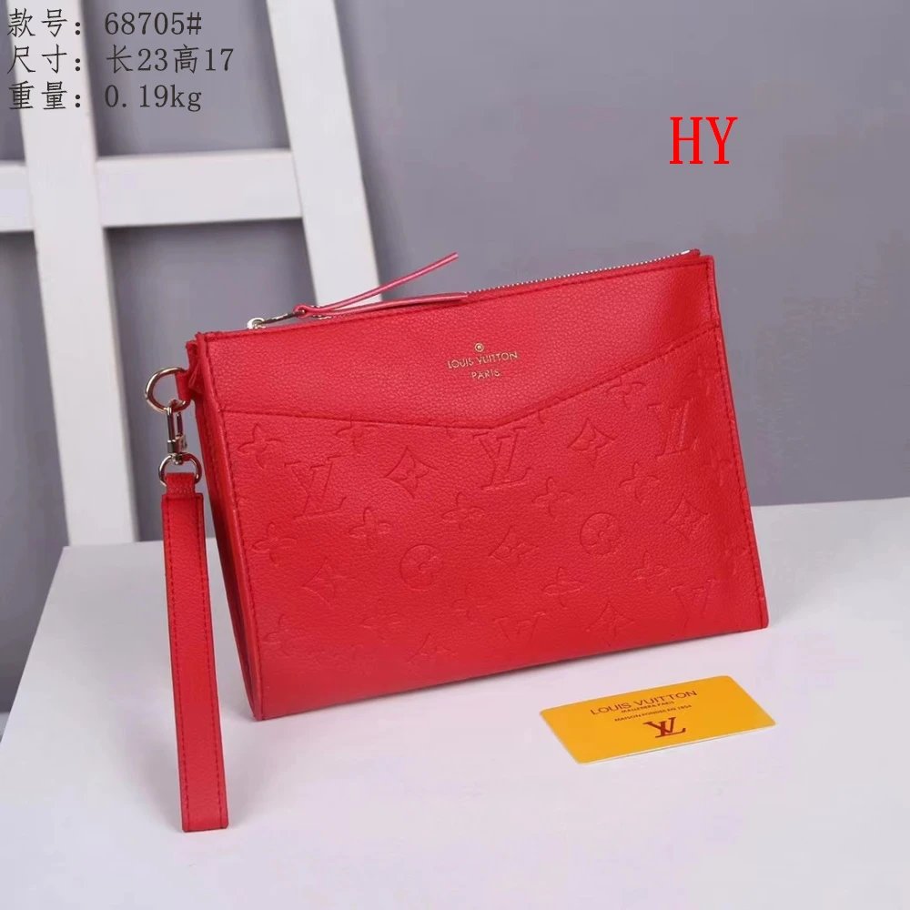 Louis Vuitton Monogram Empreinte Wristlet Pink Clutch Clutches - 8