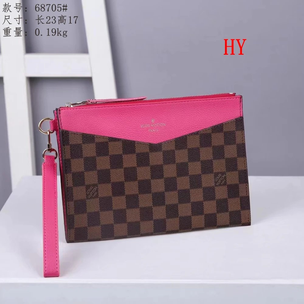 Louis Vuitton Monogram Empreinte Wristlet Pink Clutch Clutches - 7