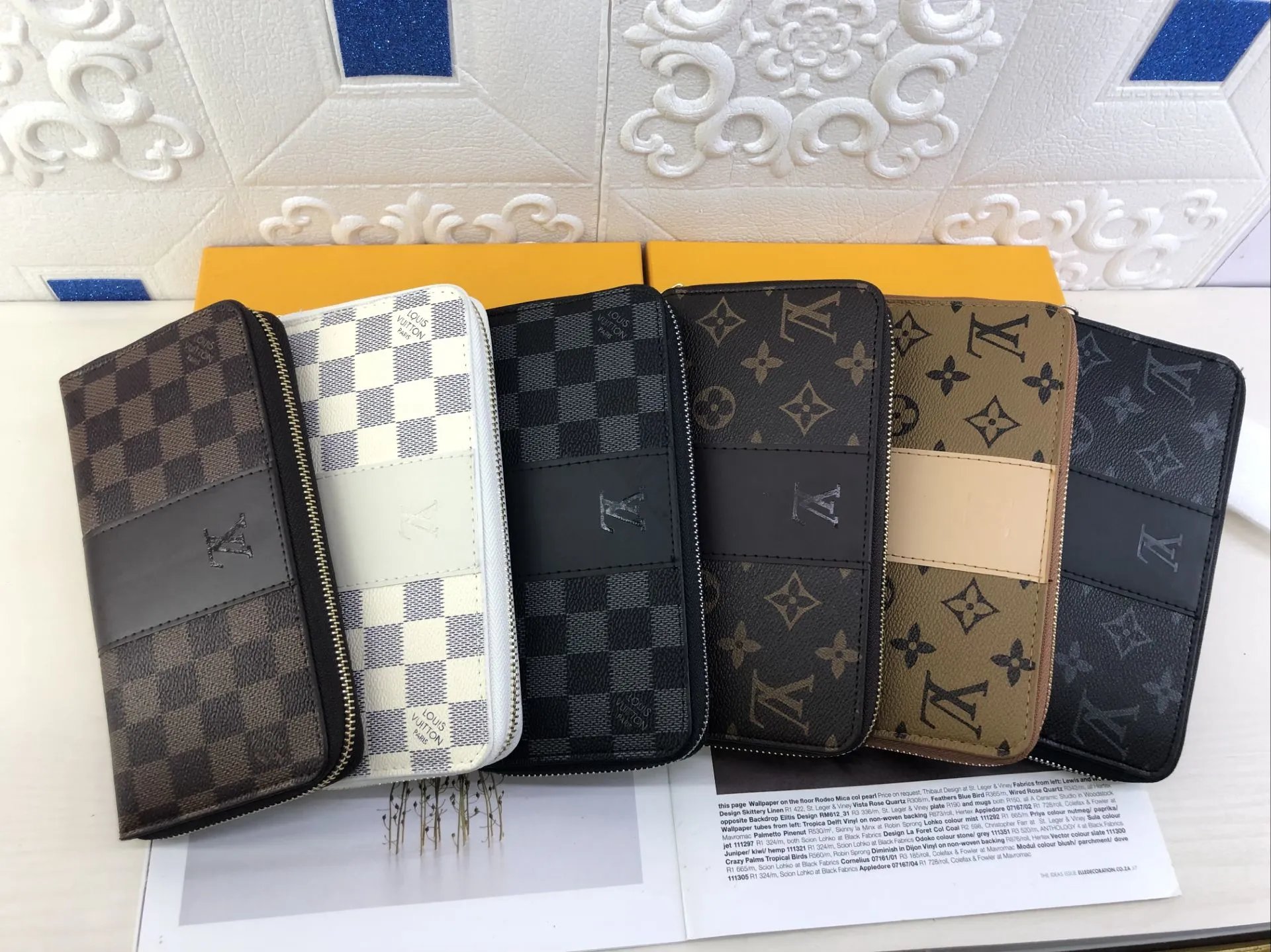 Louis Vuitton Damier Azur Long Wallet Beige and Gray - 2
