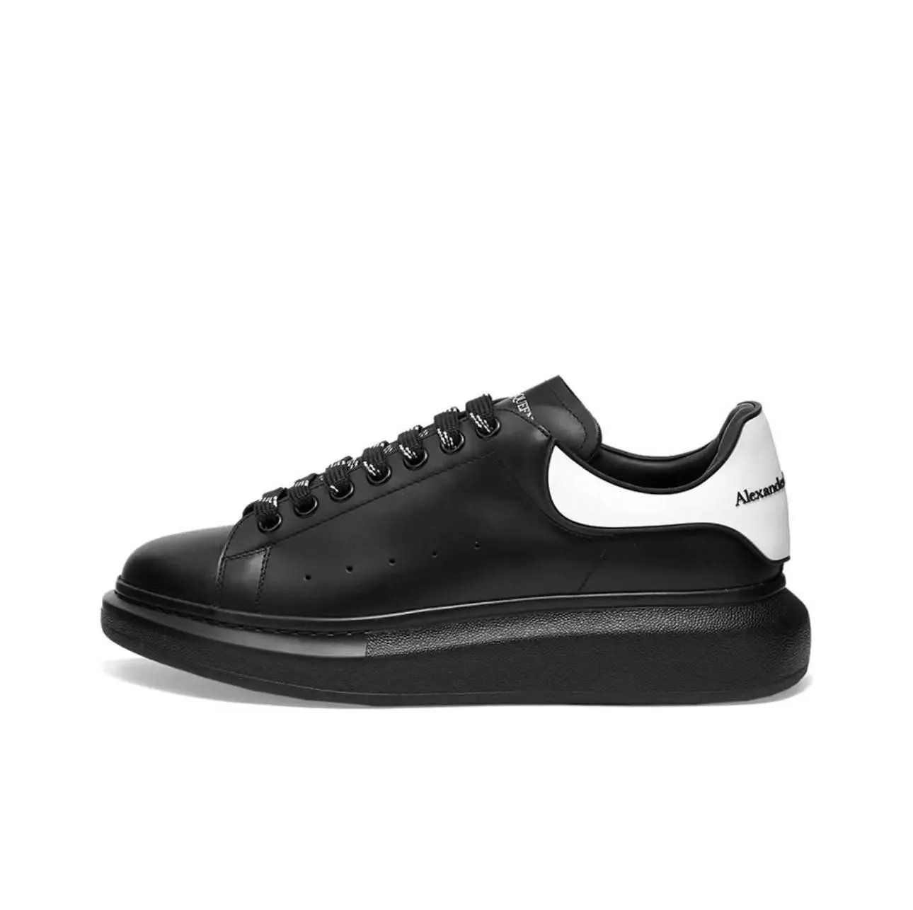 Alexander McQueen Oversized Sneaker Black and White Chunky Sneakers - 1