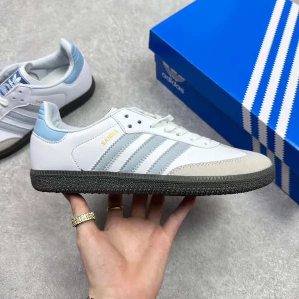 Adidas Samba OG Pink Navy Suede Sneakers - 9