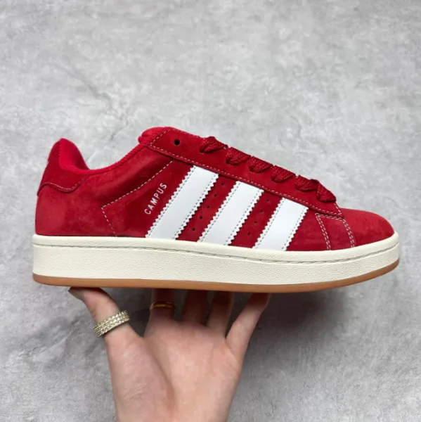 Adidas Originals Campus Pink Suede Sneakers - 12