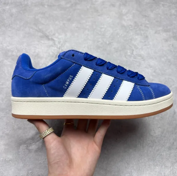 Adidas Originals Campus Royal Blue Suede Sneakers - 1