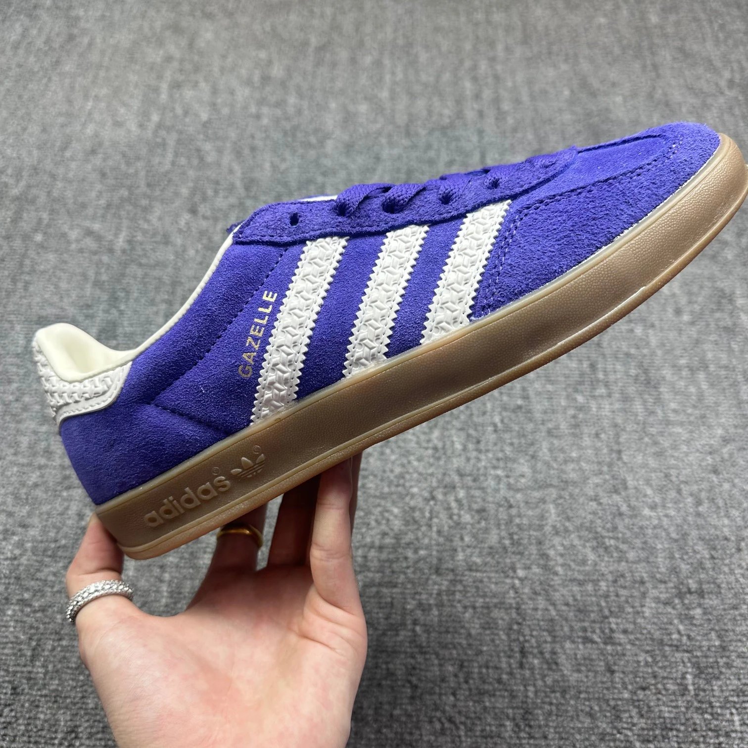 Kith x Adidas Samba OG Purple Gray Sneakers - 7