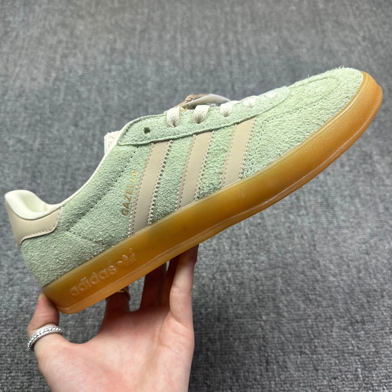 Kith x Adidas Samba OG Purple Gray Sneakers - 6