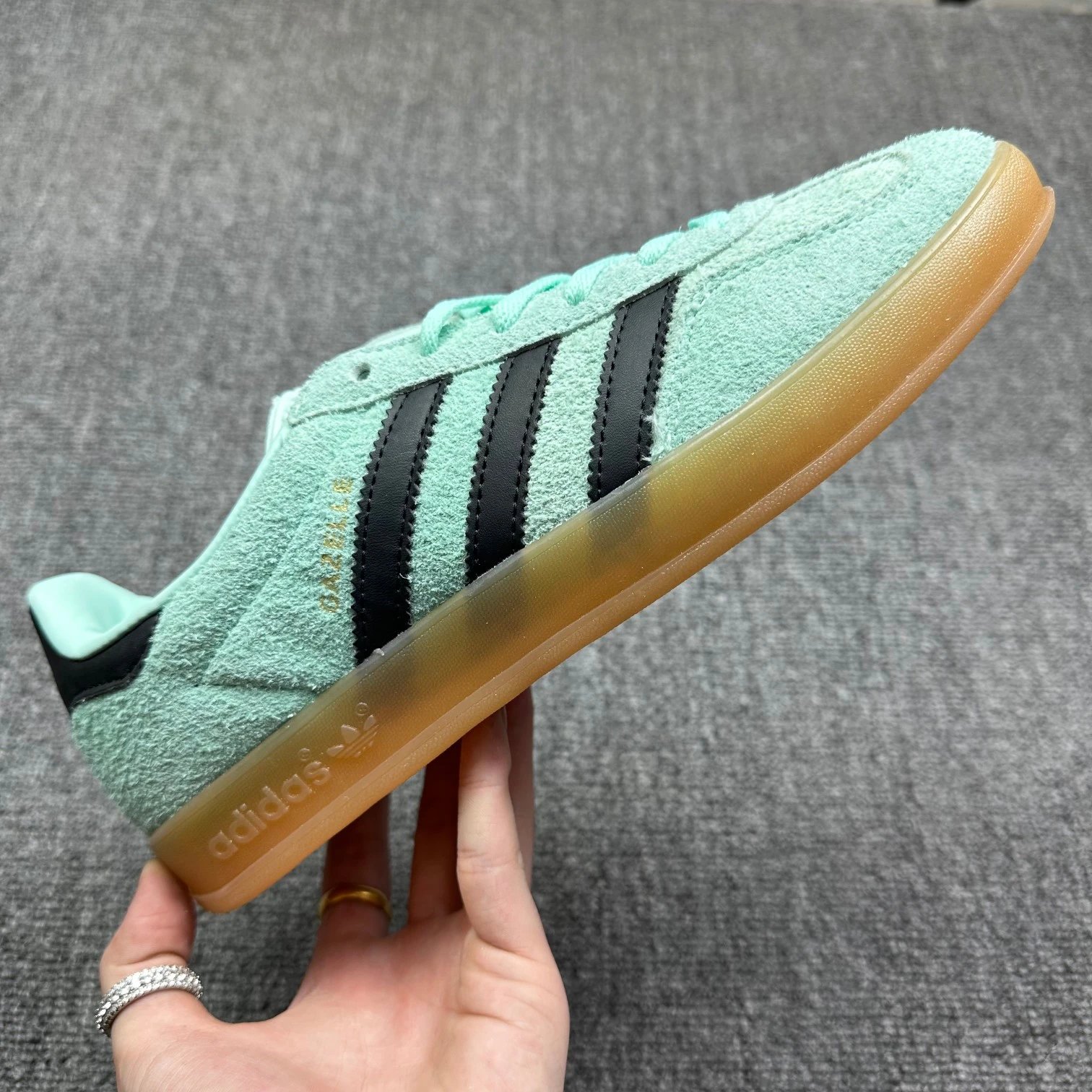 Kith x Adidas Samba OG Purple Gray Sneakers - 13