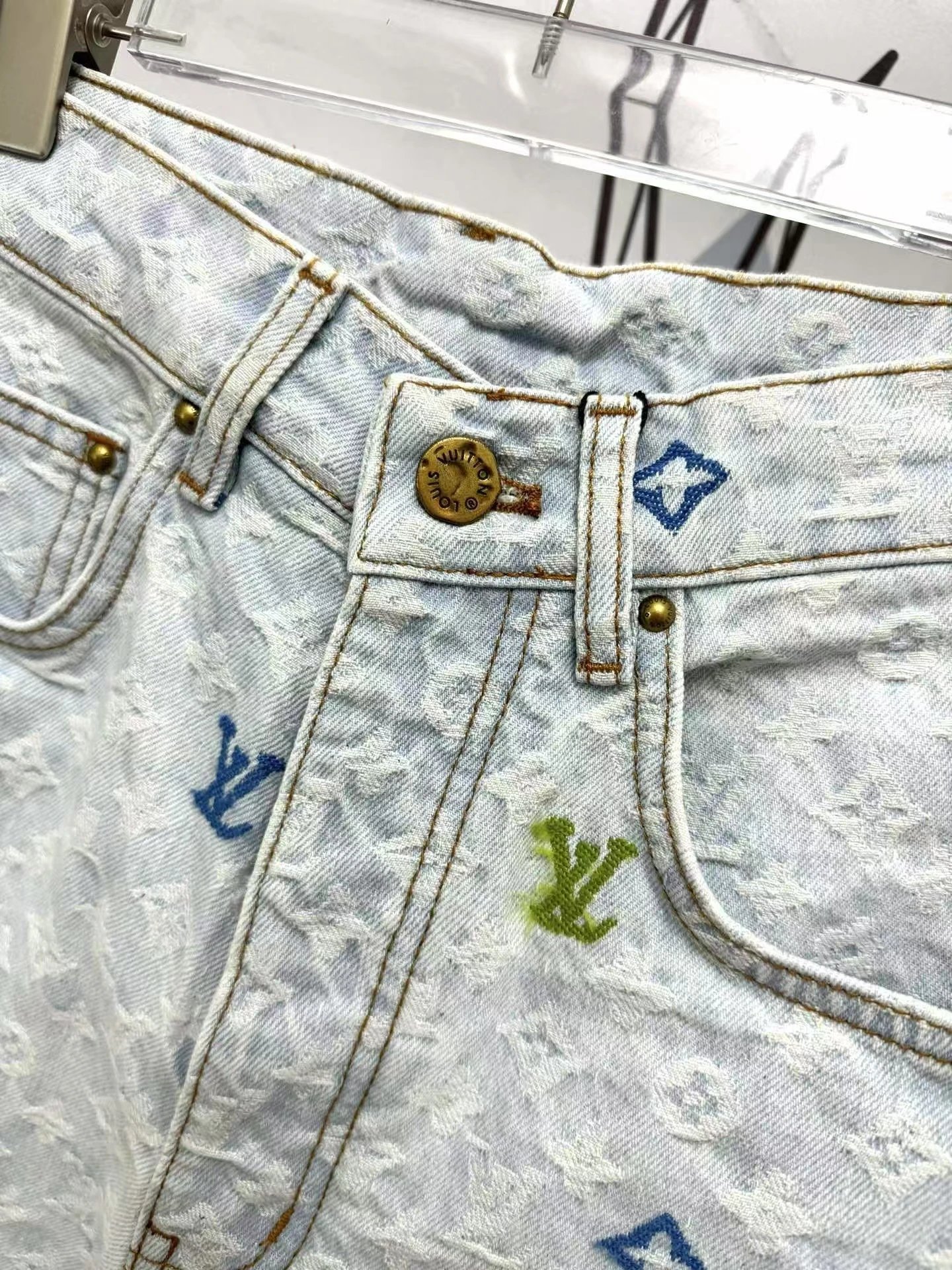Louis Vuitton x Virgil Abloh Denim Jacket Multicolor - 9