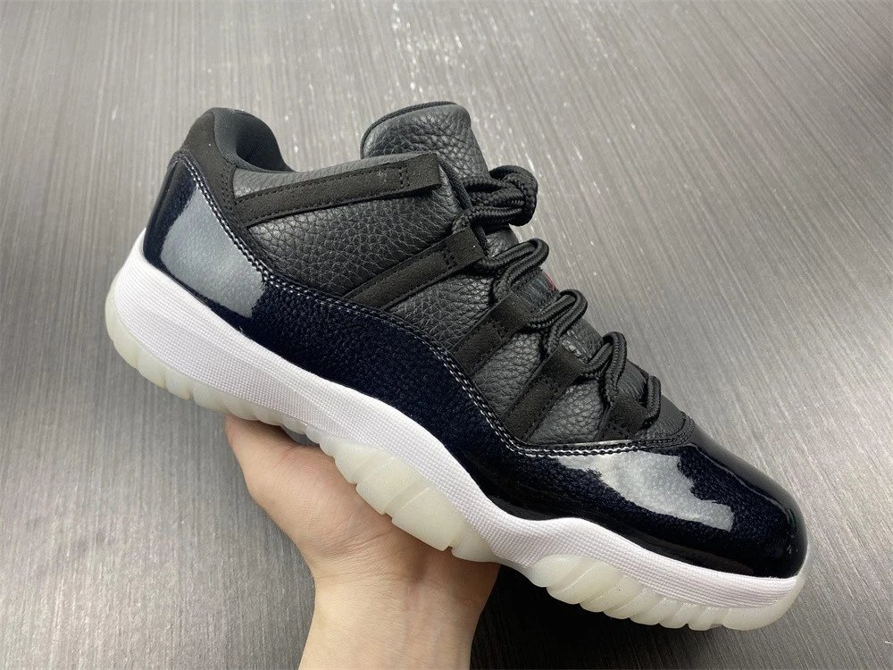 Air Jordan 11 Retro Concord White/Black/Red Sneakers - 9