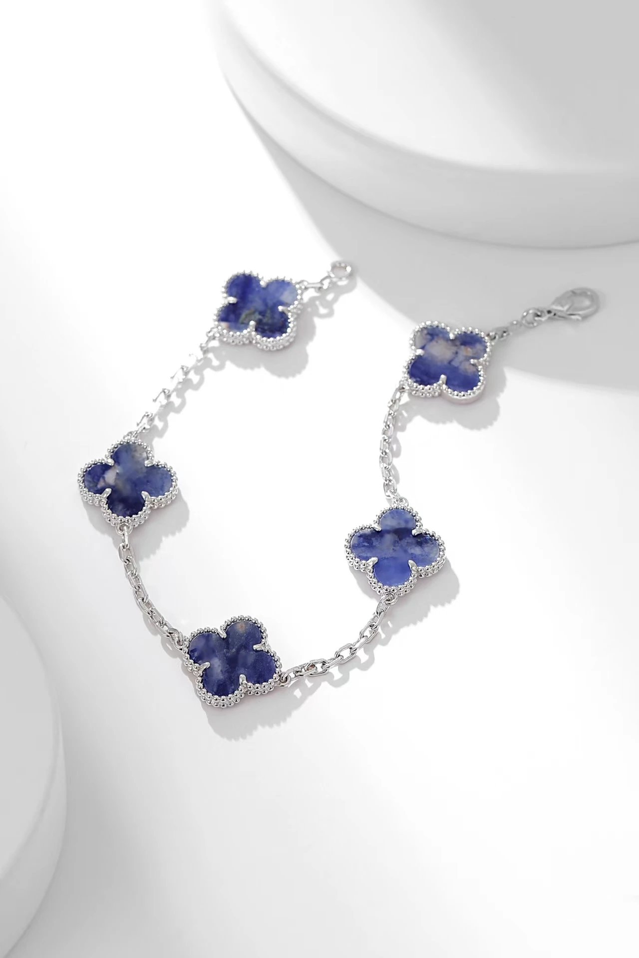 Pietersite Five-Flower Bracelet