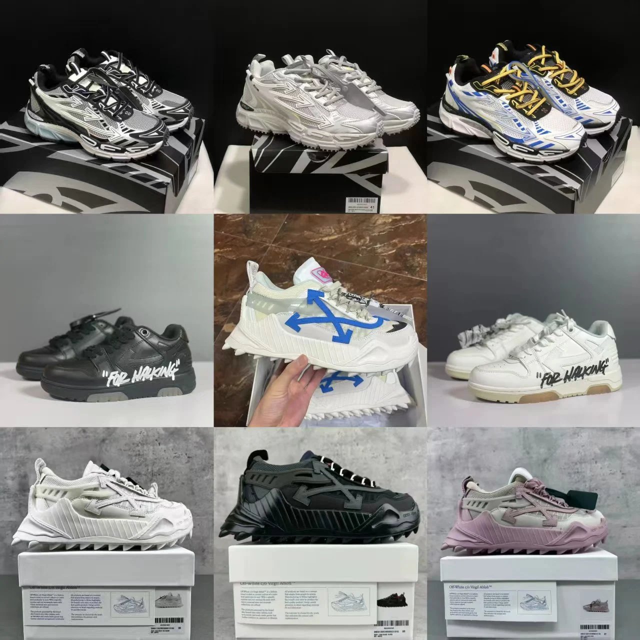 For Walking Sneakers White Bla