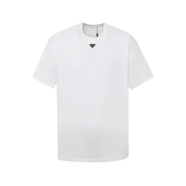 Prada Logo T-Shirt Black/White Streetwear T-Shirt - 3