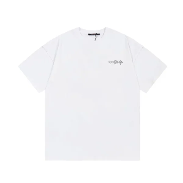Louis Vuitton Monogram Embossed T-Shirt Black/White/Navy - 3