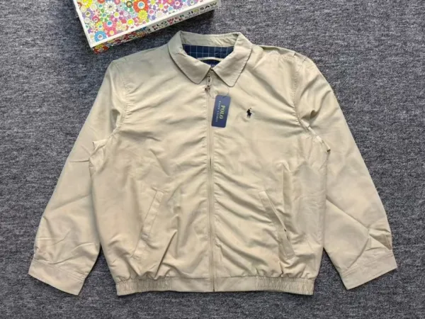 Polo Ralph Lauren Classic Windbreaker Beige Jacket - 1