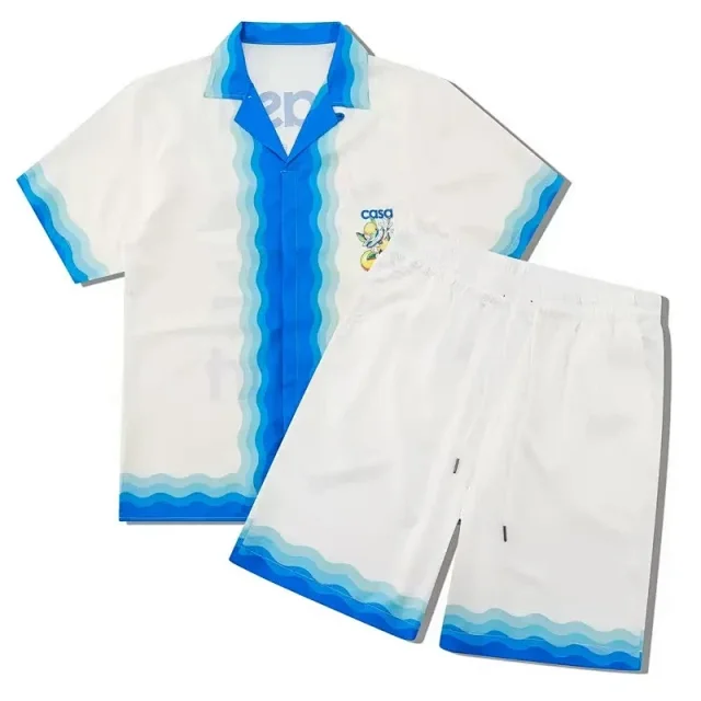 Unbranded Matching Sets Printed short-sleeve shirt and shorts set product detail image 14