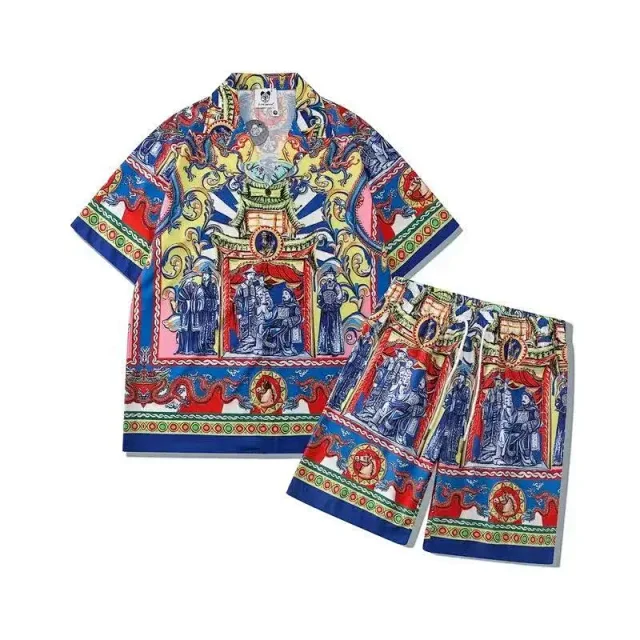 Unbranded Matching Sets Printed short-sleeve shirt and shorts set product detail image 10
