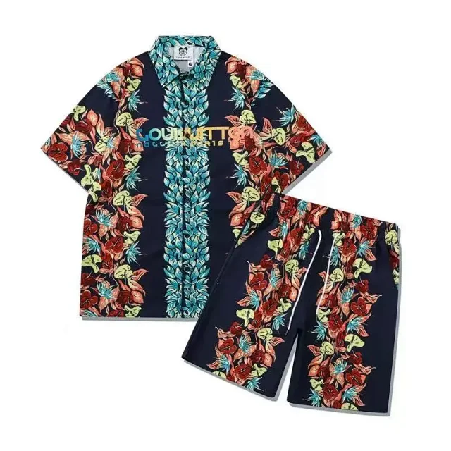 Unbranded Matching Sets Printed short-sleeve shirt and shorts set product detail image 8