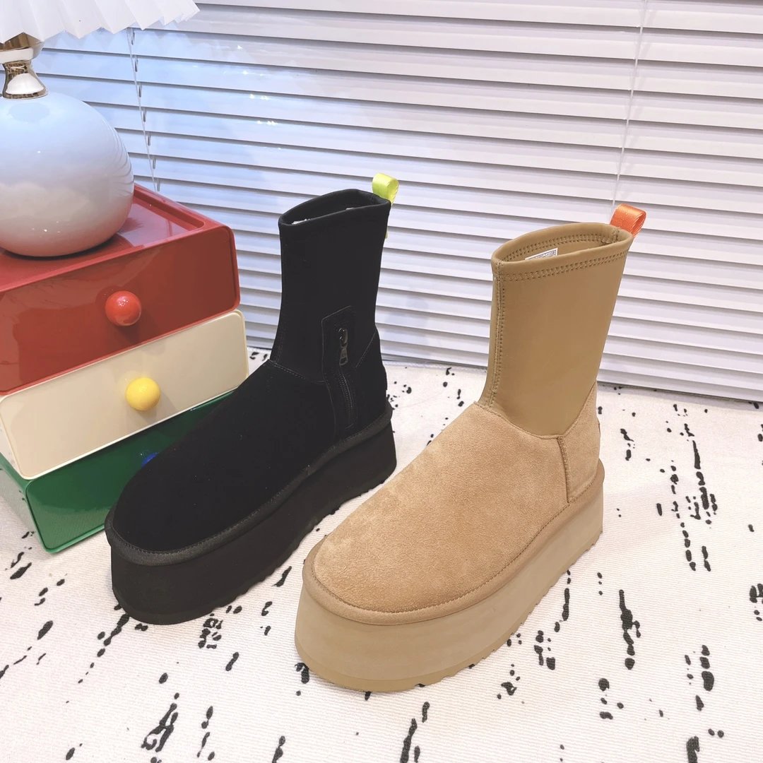 Snow Boot Thermal Elastic Fur Lined