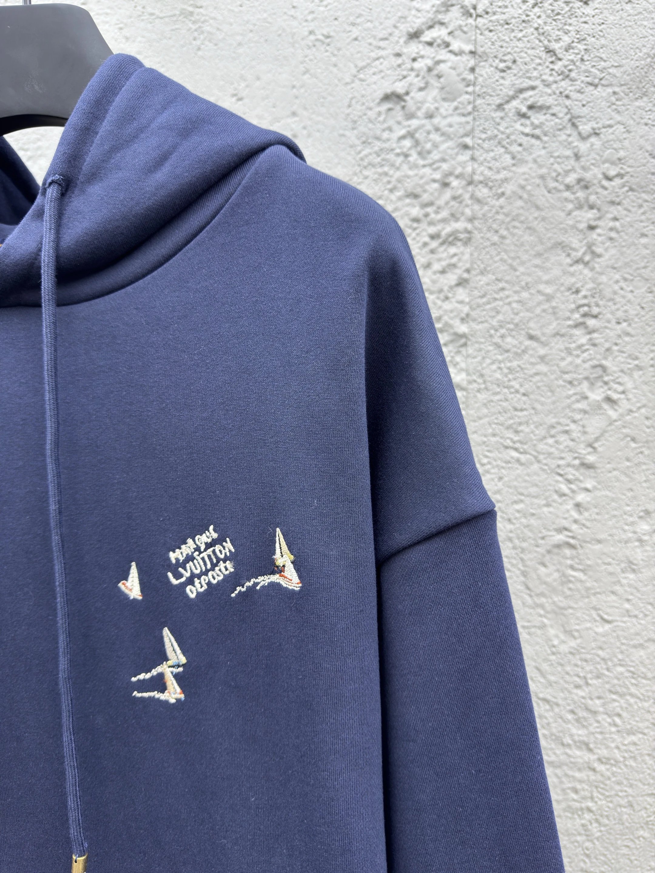 Embroidered Sailboat Hoodie photo 5