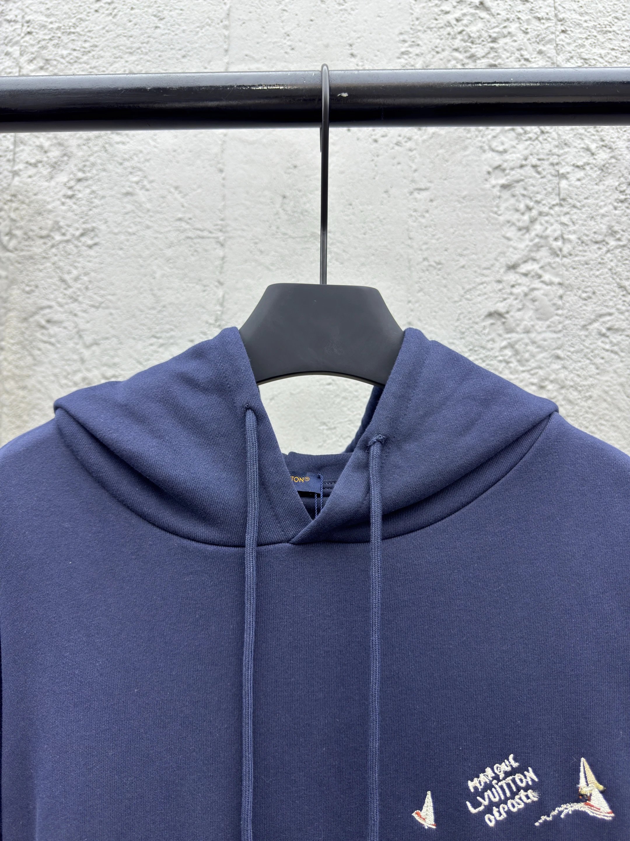 Embroidered Sailboat Hoodie photo 3