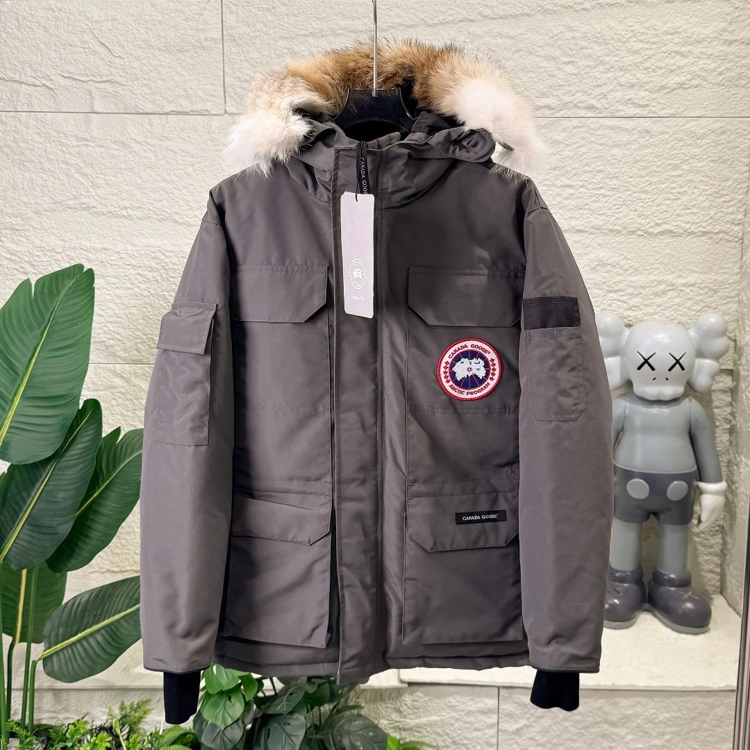 Canada Goose 08 Long Down Parka with Real Wolf Fur photo 4