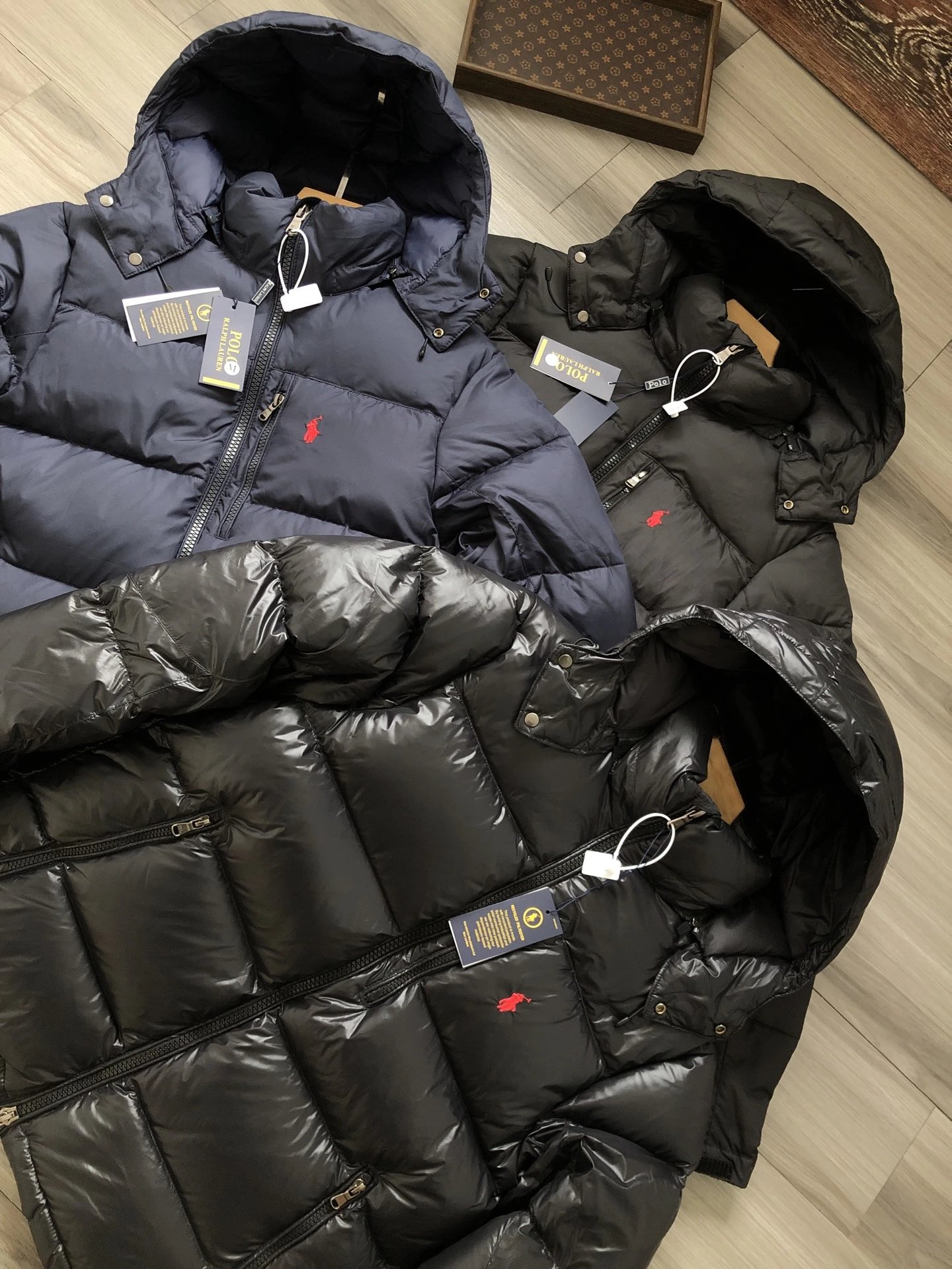 Ralph Lauren Purple Label Down Jacket Black - 7