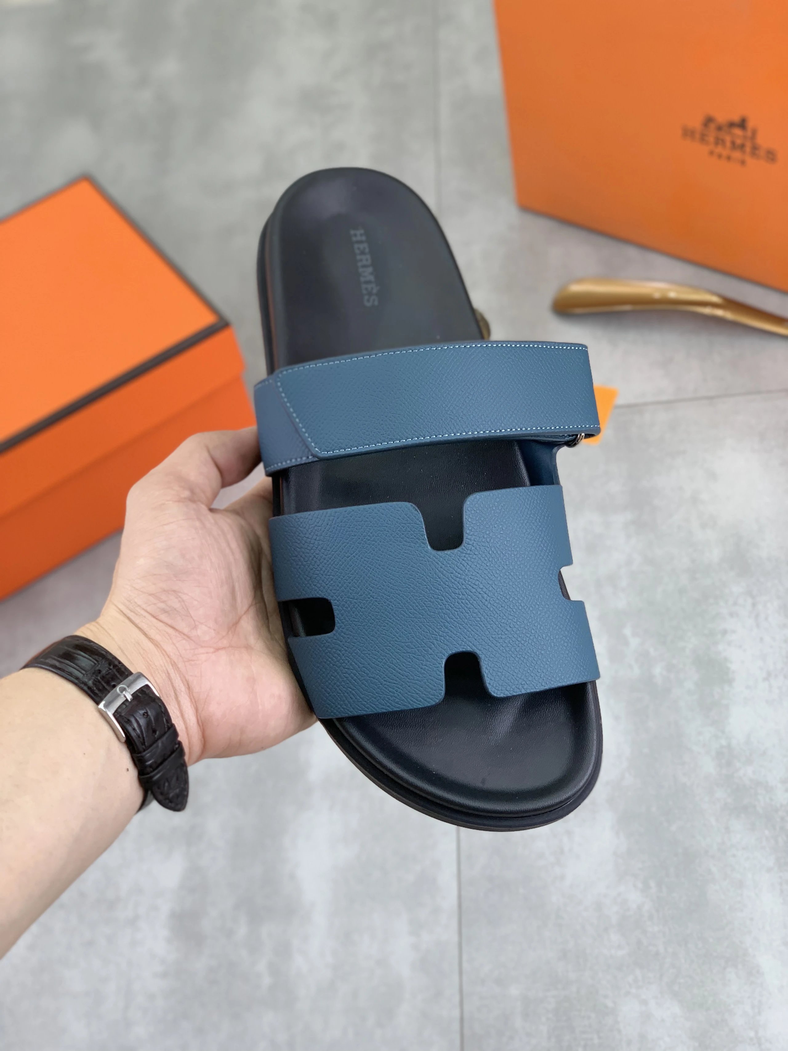 Premium Slip-On Sandals with Rubber Sole photo 6