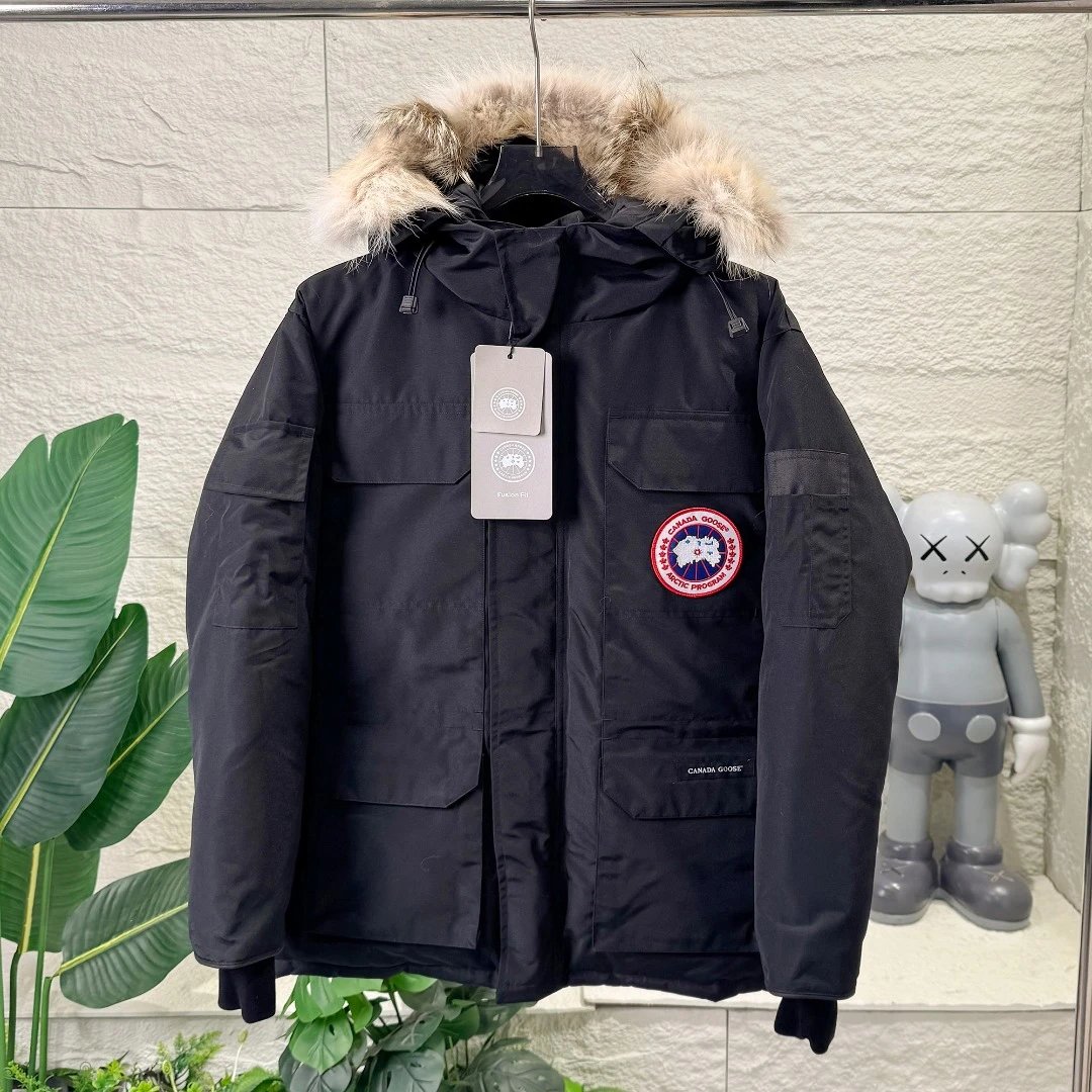 Canada Goose 08 Long Down Parka with Real Wolf Fur photo 2