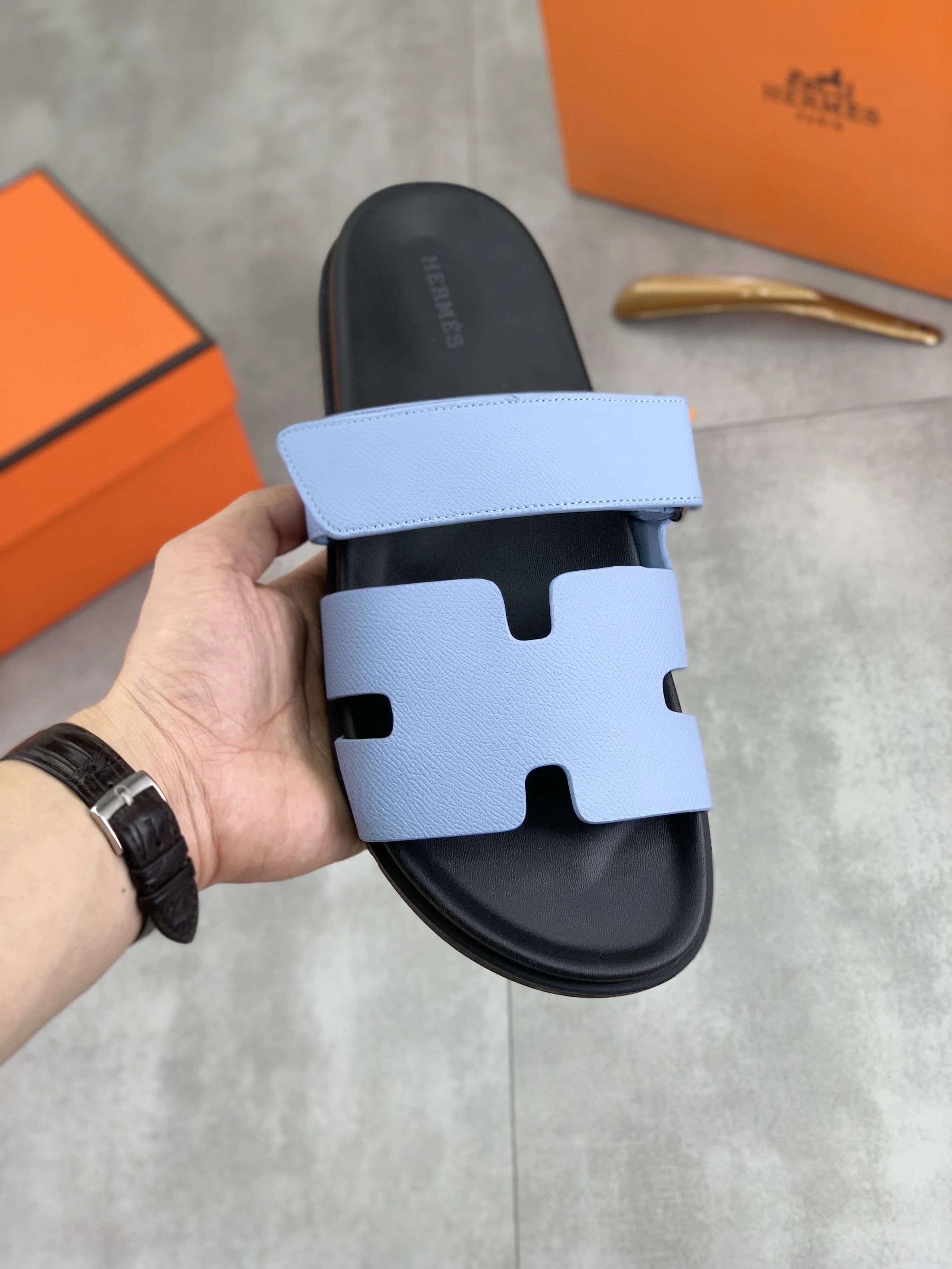 Premium Slip-On Sandals with Rubber Sole photo 8