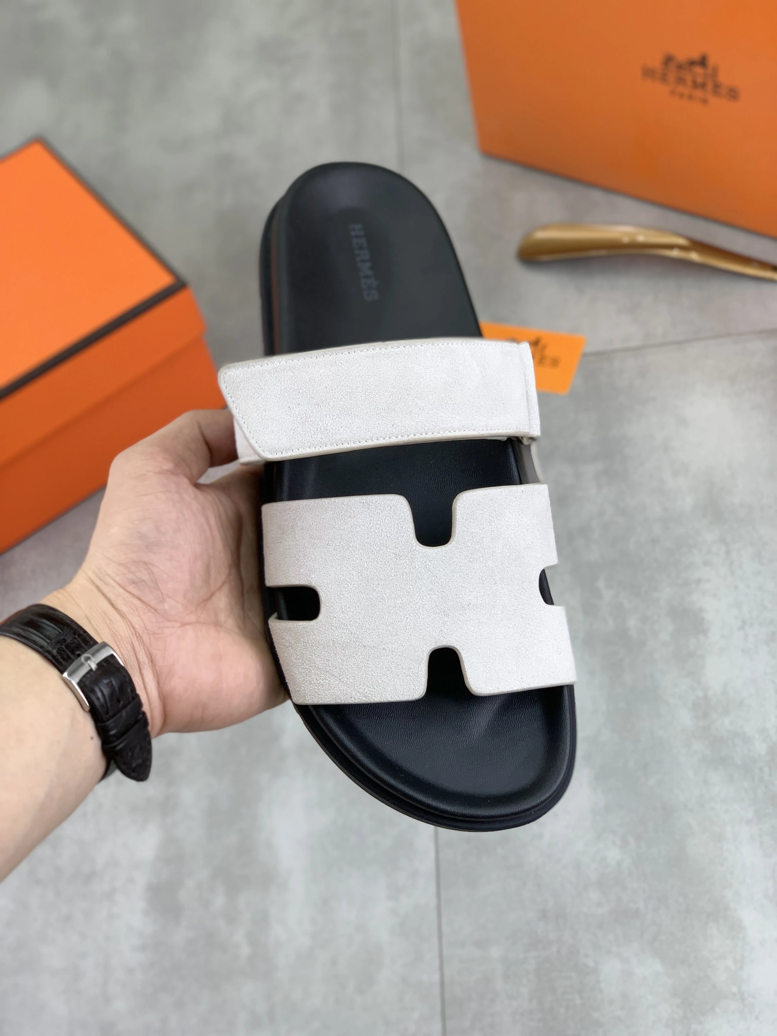Premium Slip-On Sandals with Rubber Sole photo 4