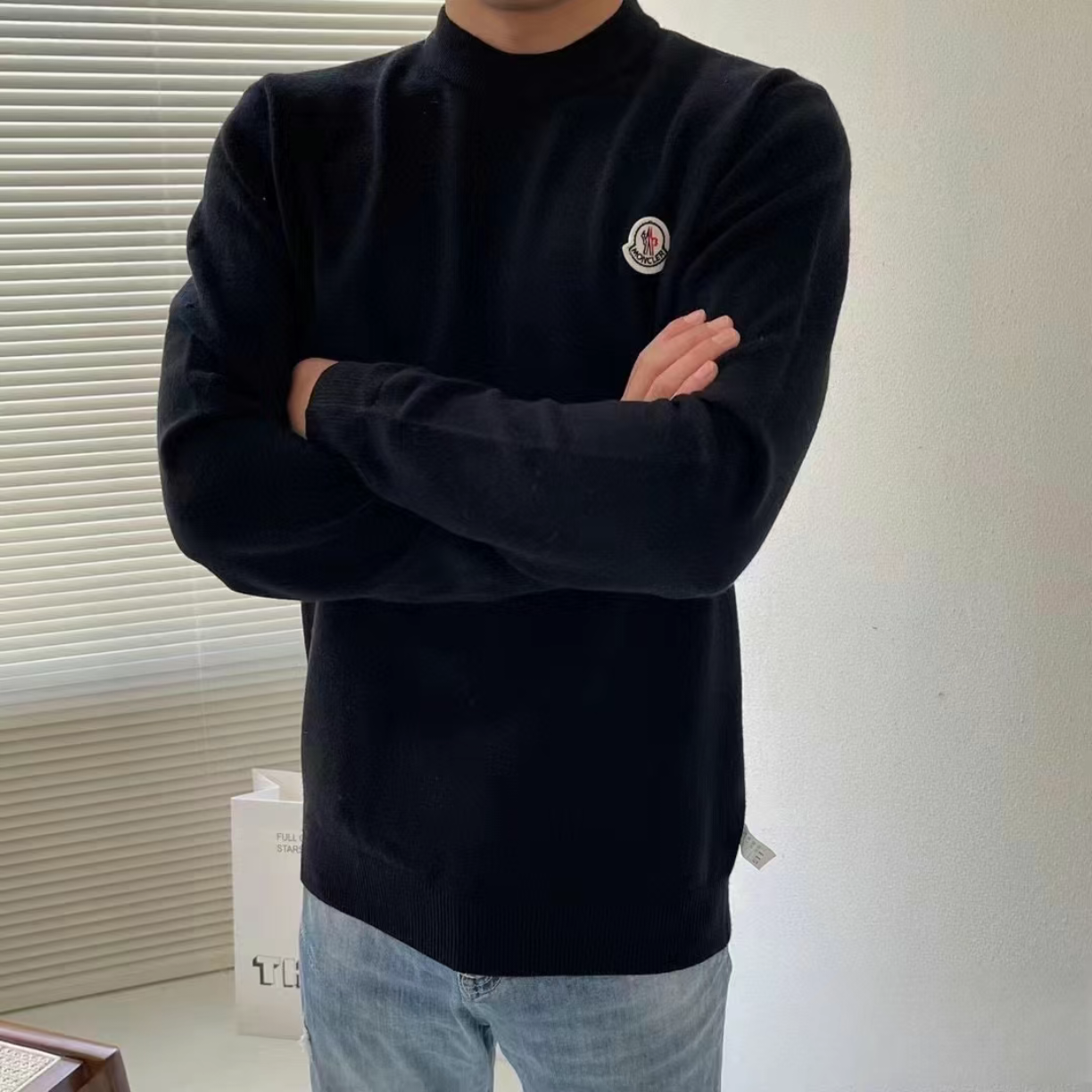 Crew Neck Knit Sweater photo 7