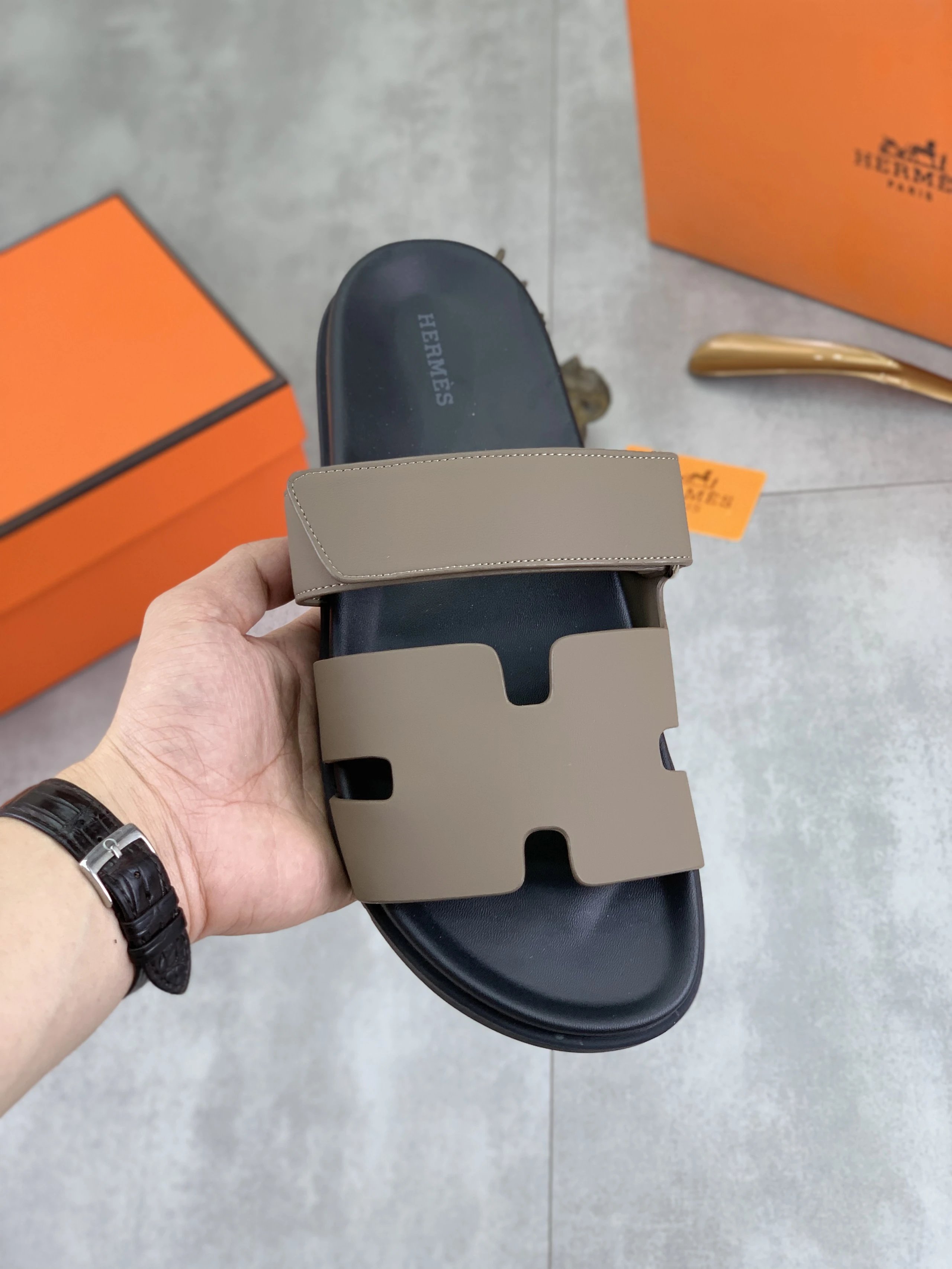 Premium Slip-On Sandals with Rubber Sole photo 5