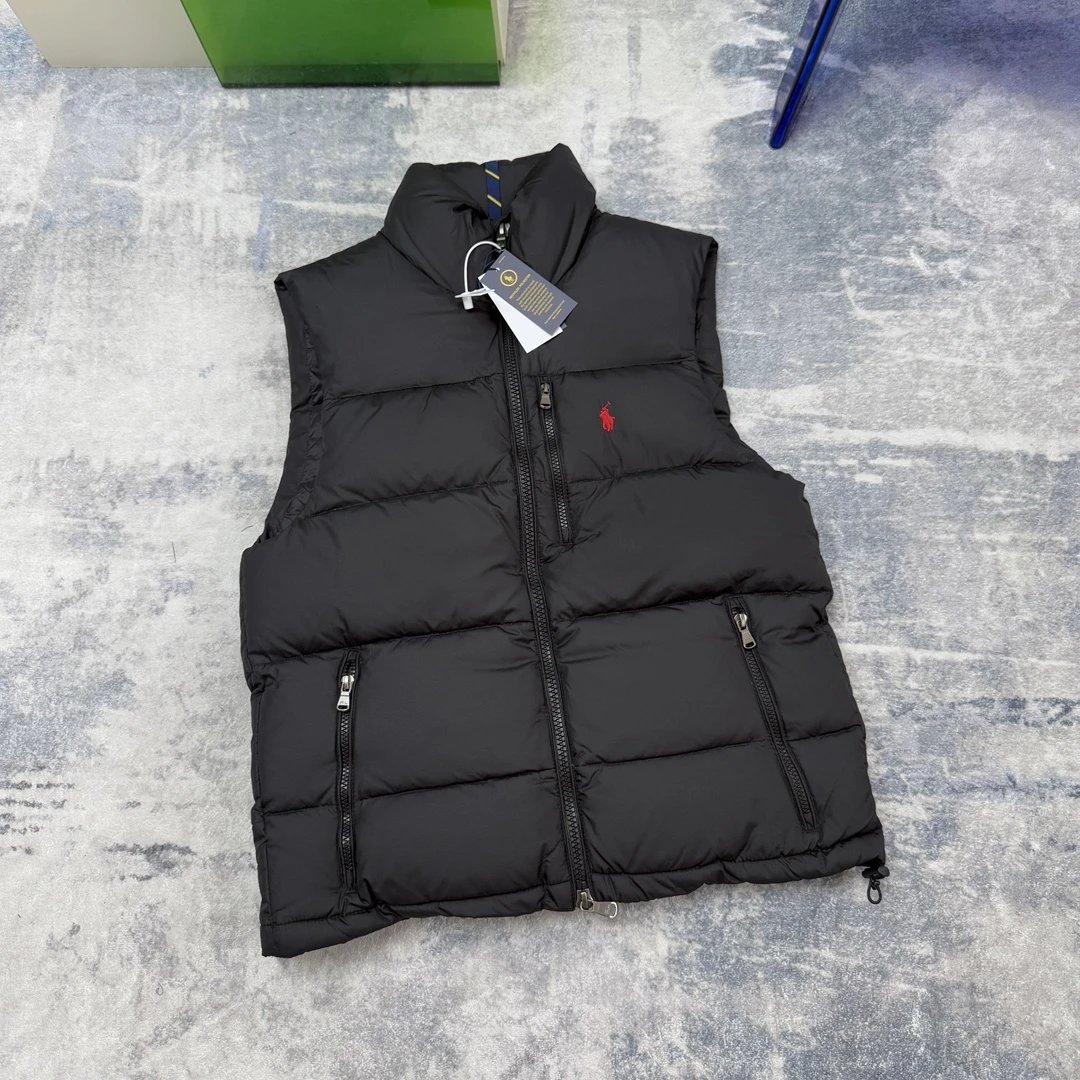 Equestrian Embroidered Down Vest photo 2