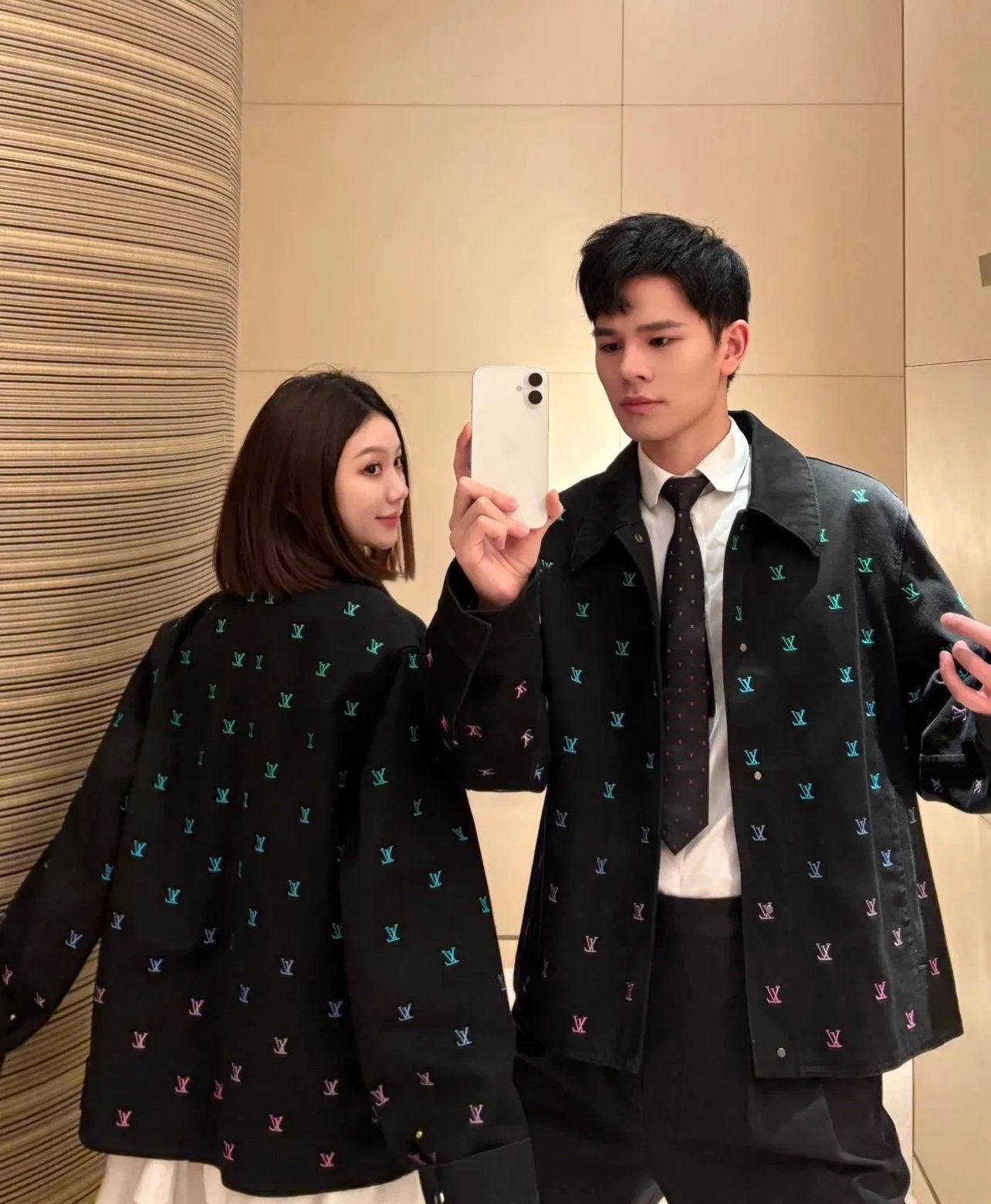 Gradient Embroidered Denim Jacket photo 4