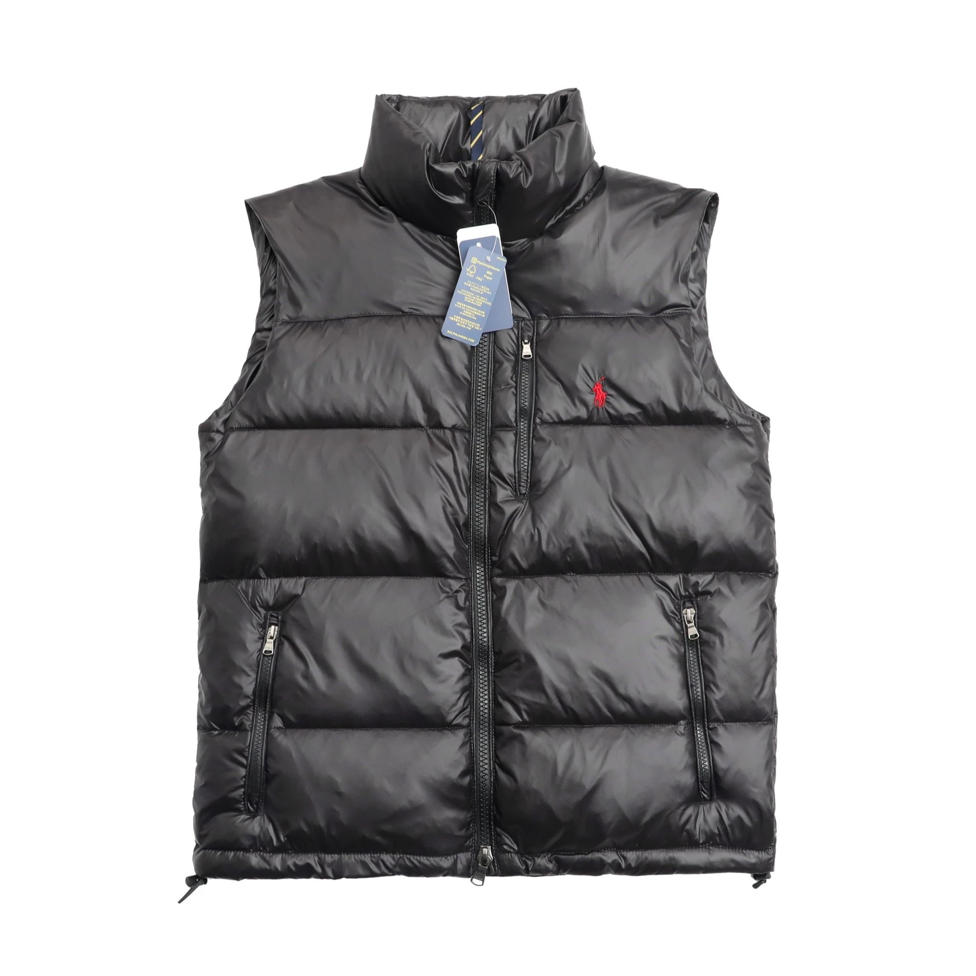 Equestrian Embroidered Down Vest photo 4