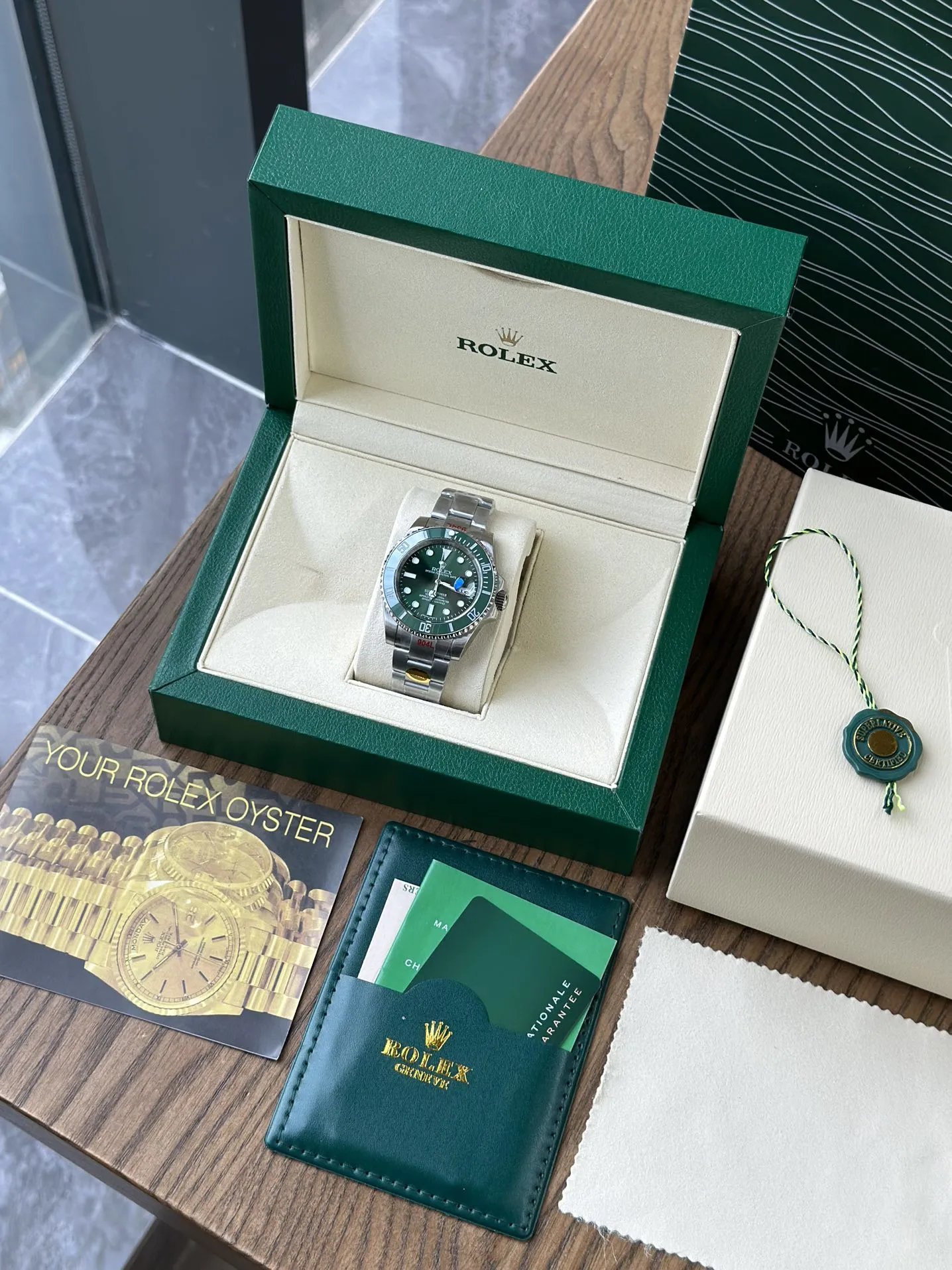 Green Dial Submariner Multi-Color Watch photo 5