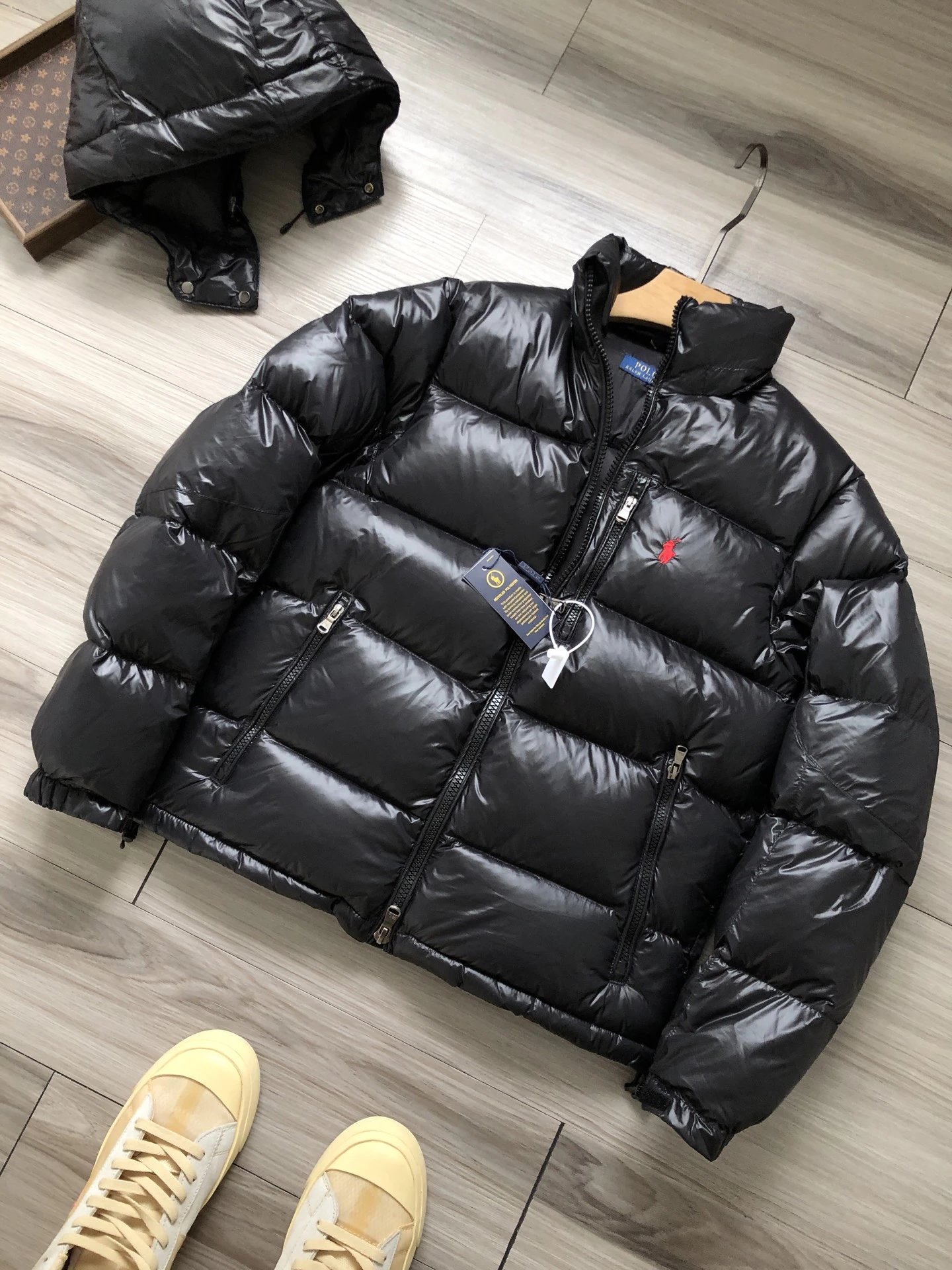 Ralph Lauren Purple Label Down Jacket Black - 8
